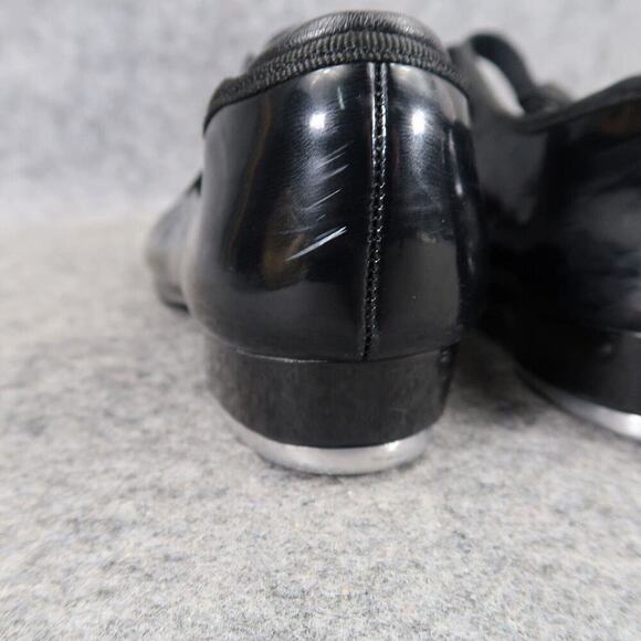 Danshuz Shoes Girls 11 Tap Dance Mary Jane Black Patent Slip On Star Tone Kids - Picture 10 of 16
